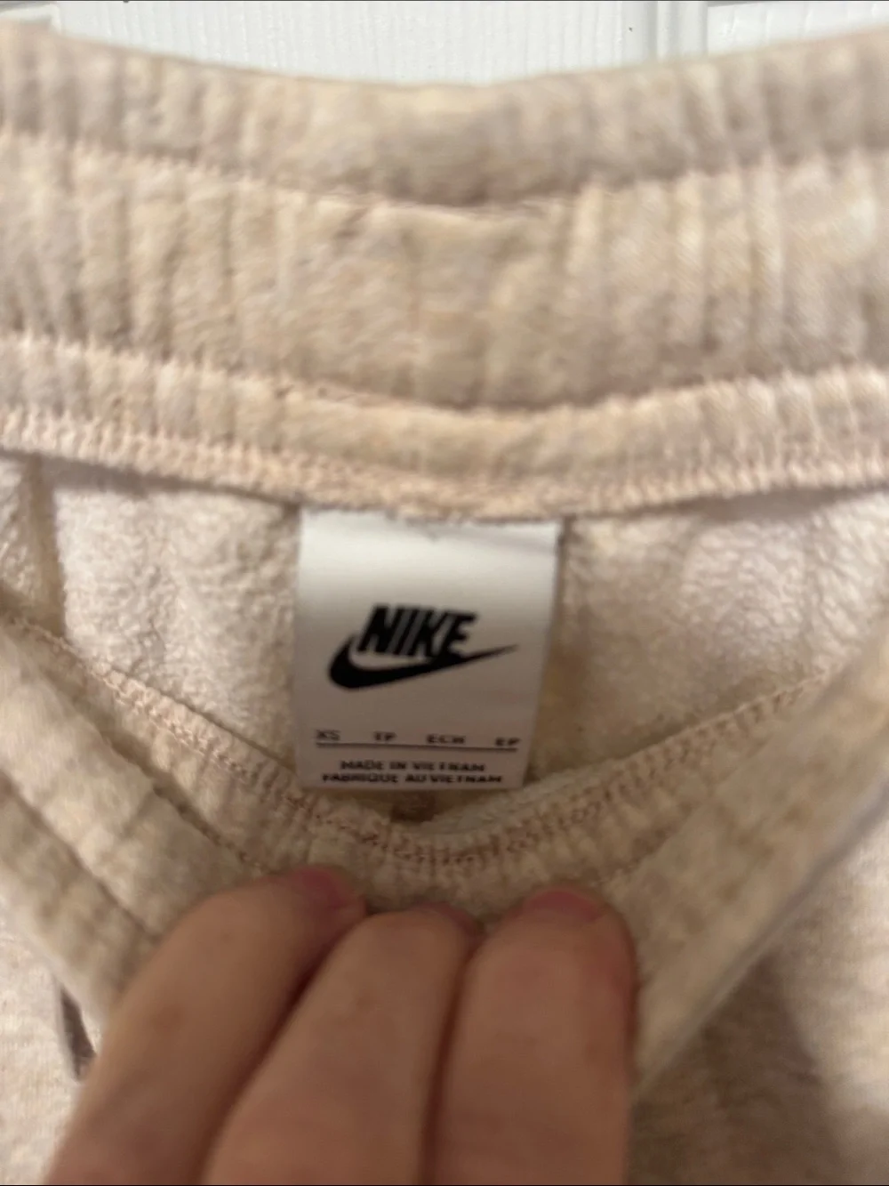 Nike Women's Beige Sweat Joggers